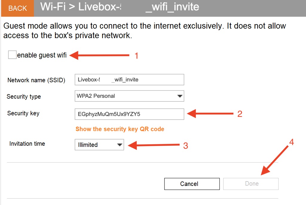 Smart Home: how to secure your smart devices? Invited mode preset
