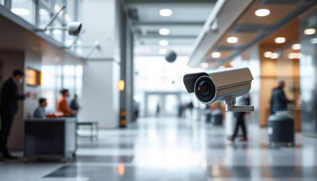 A miniaturized surveillance system composed of discreet, concealed nano-cameras. Tiny lens assemblies mounted discretely within the environment, blending seamlessly with architectural features and everyday objects. Covert imaging sensors capturing high-definition video, capable of remote monitoring and data transmission. Advanced optics and sensors housed in sleek, low-profile casings, designed for surreptitious observation. Subtle illumination elements providing consistent lighting for clear, detailed footage. A network of interconnected nano-devices, weaving an invisible web of digital surveillance over public and private spaces. An unseen technological infrastructure, transforming the built environment into an pervasive, all-seeing panopticon. A miniaturized surveillance system composed of discreet, concealed nano-cameras. Tiny lens assemblies mounted discretely within the environment, blending seamlessly with architectural features and everyday objects. Covert imaging sensors capturing high-definition video, capable of remote monitoring and data transmission. Advanced optics and sensors housed in sleek, low-profile casings, designed for surreptitious observation. Subtle illumination elements providing consistent lighting for clear, detailed footage. A network of interconnected nano-devices, weaving an invisible web of digital surveillance over public and private spaces. An unseen technological infrastructure, transforming the built environment into an pervasive, all-seeing panopticon.